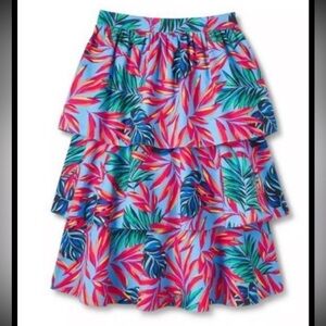 Tabitha Brown Tropical Tiered Midi